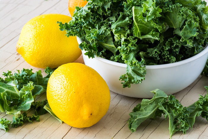lemon and kale boost metabolism