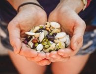 trail mix - a good snack for traveling