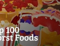 Top 100 Worst Foods Infographic