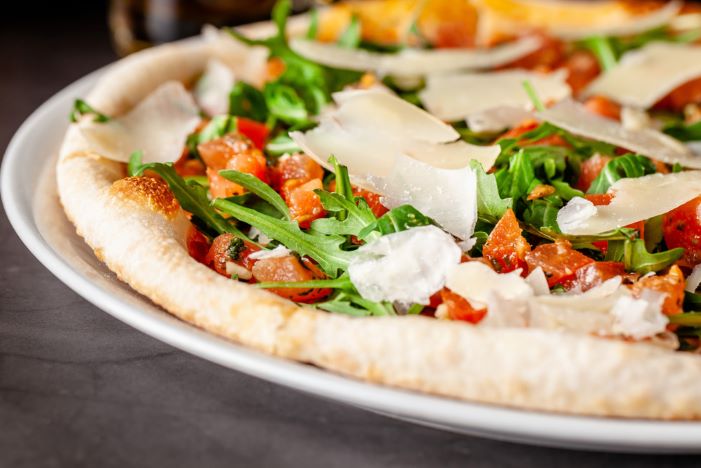 Health benefits of arugula on pizza.