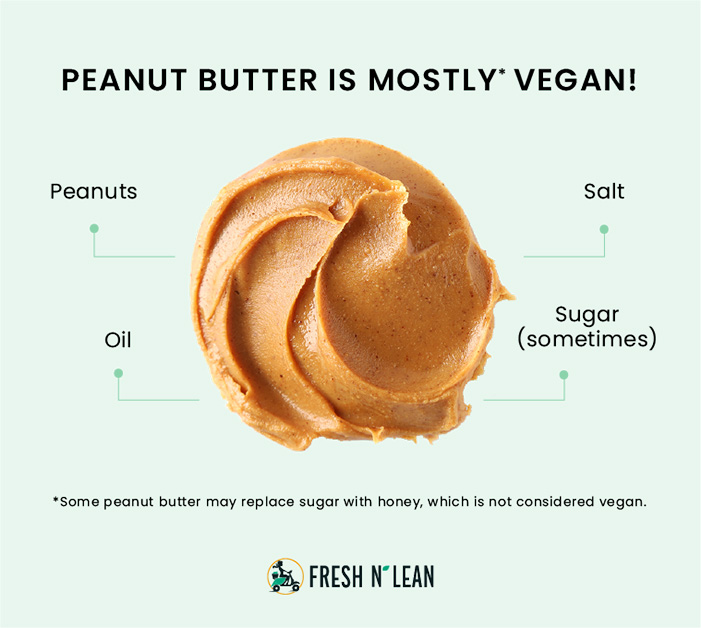Peanut butter vegan ingredients