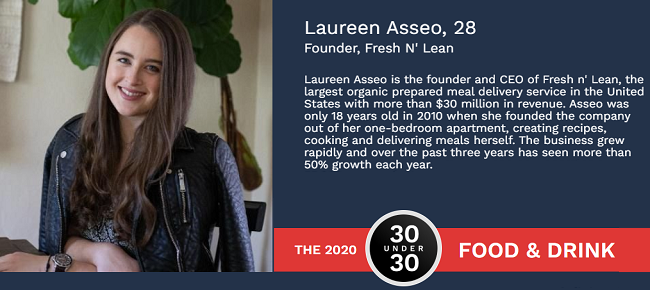 Laureen Asseo Forbes 30 Under 30