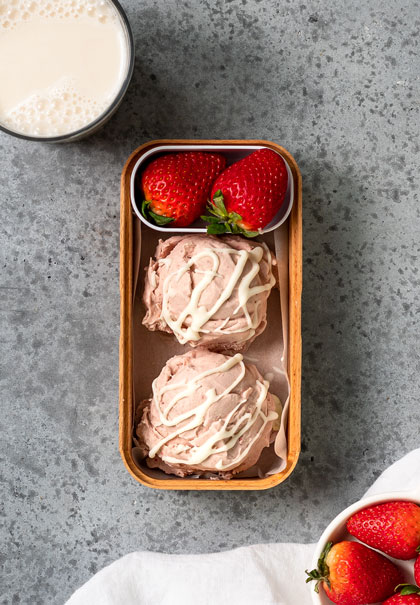 Keto strawberry ice cream recipe