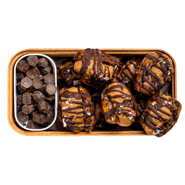 Protein cookie dough stuffed dates