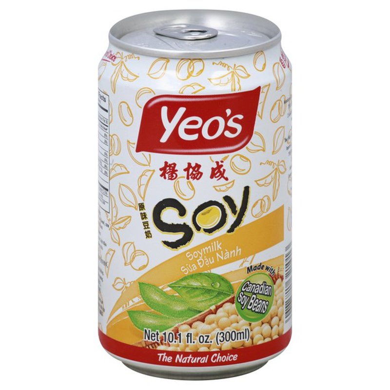 Yeo's soy milk in a can