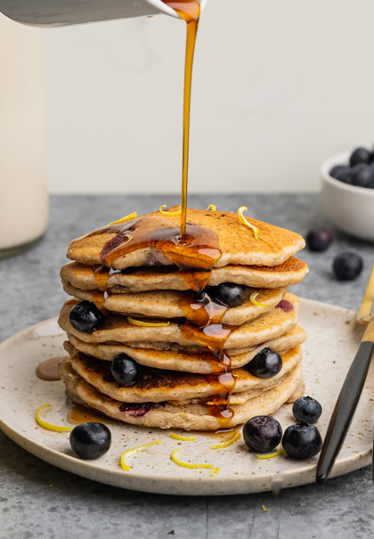 Paleo blueberry pancakes