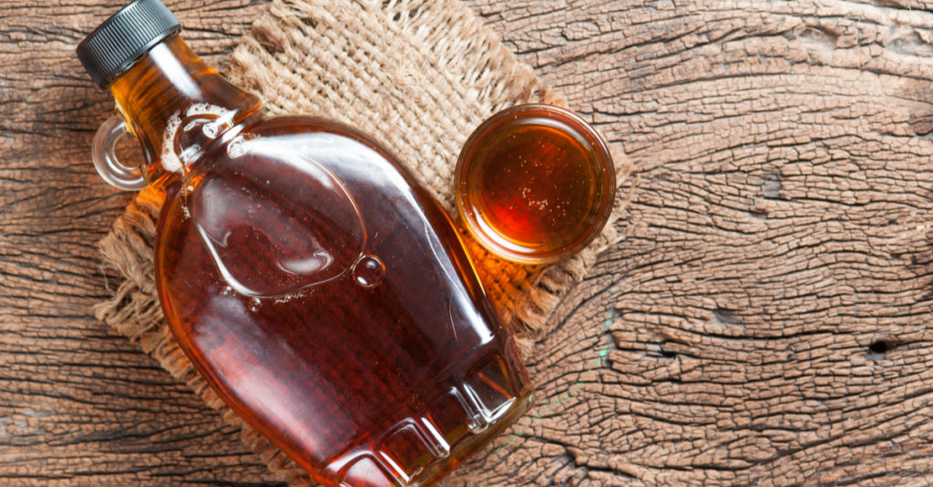 Natural sweetener maple syrup