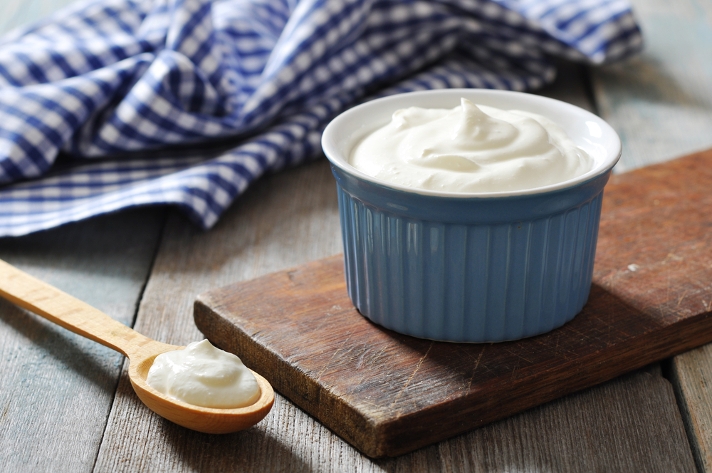 Make sure your Greek yogurt is low fat and plain! 