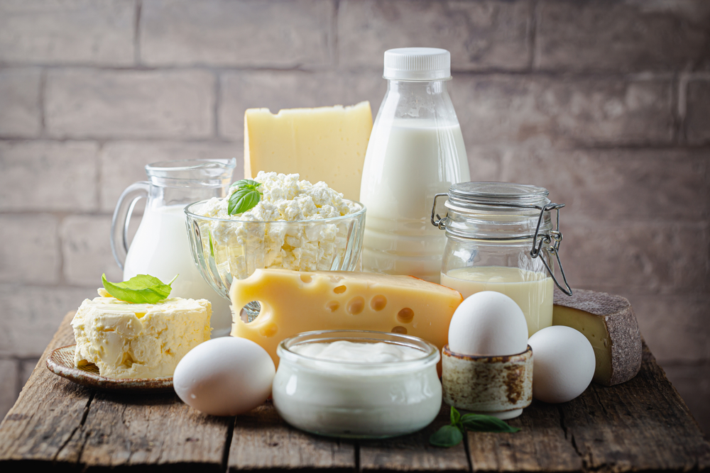 Eggs and low fat dairy are full of natural animal proteins, 