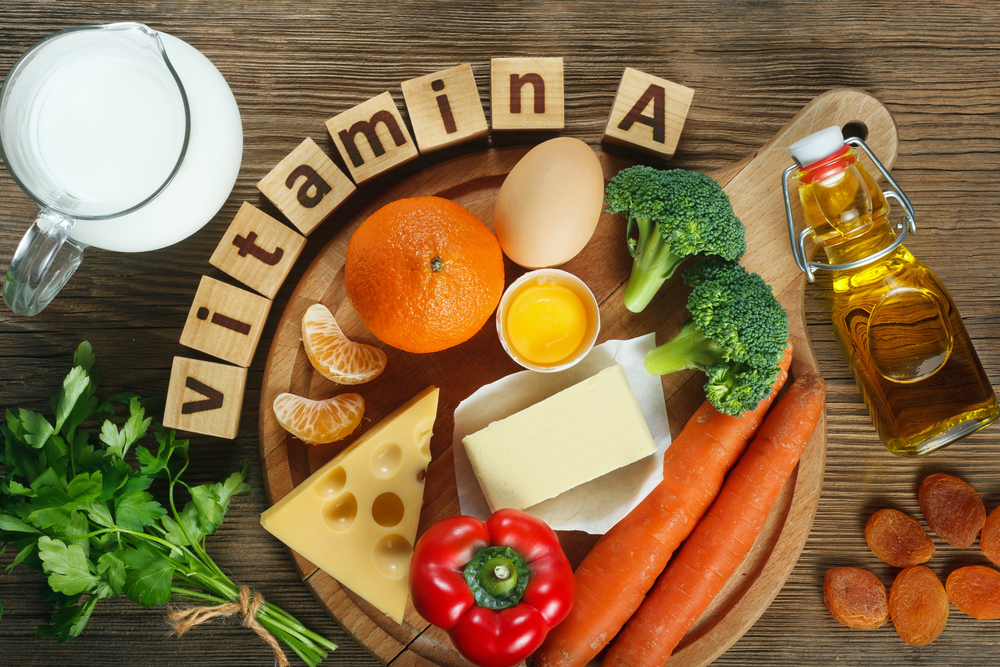 Vitamin A-rich foods promote build collagen.