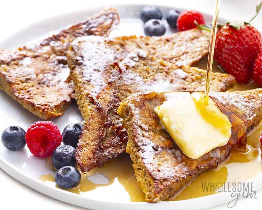 Different topping options make the possibilities for this french toast keto breakfast endless.