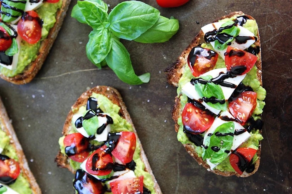 Mediterranean diet recipes can be as simple as a few toppings on toast!