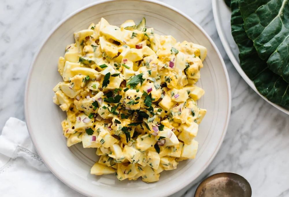 We know, keto and eggs? But egg salad works as a creamy, filling egg option that you can season to your own personal perfection.