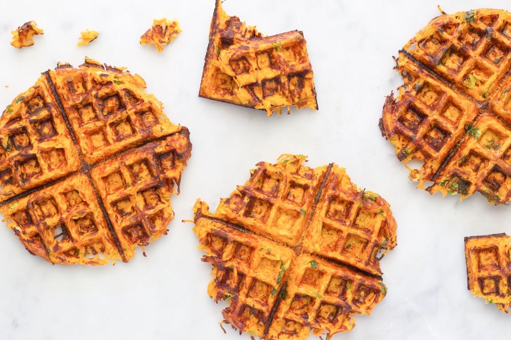 Yes, waffles can be savory! 