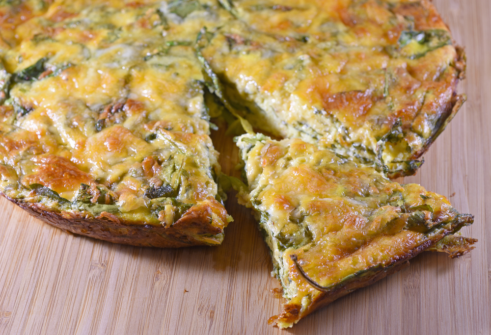Dress up your eggs with different ingredients to make a unique quiche dish.