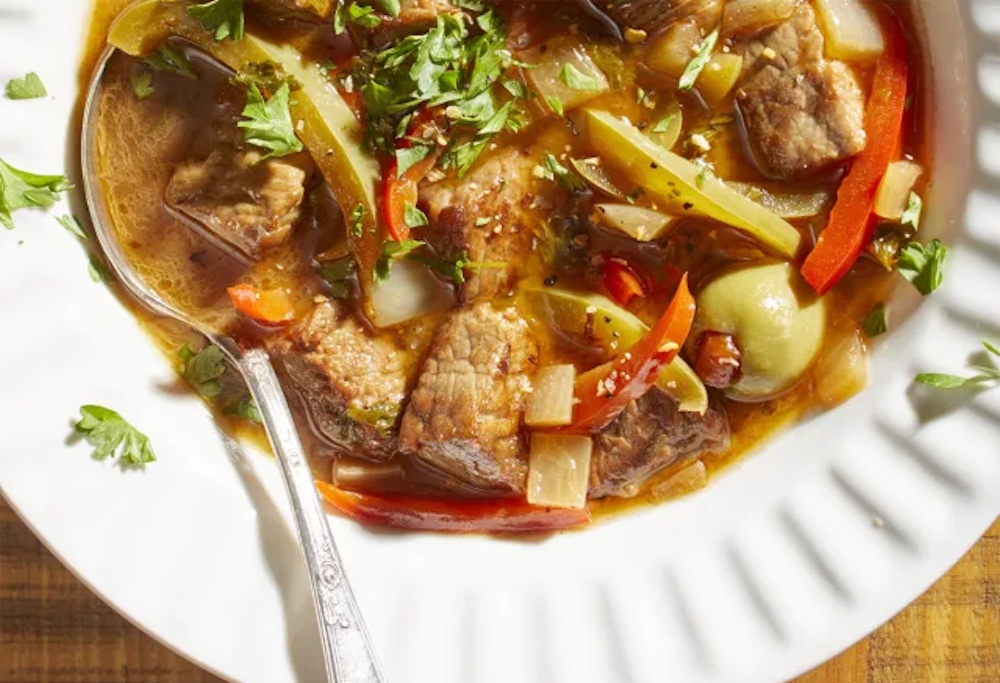 Slow cooked stew in a slow cooker can take the pressure off of waiting for your dinner to cook!