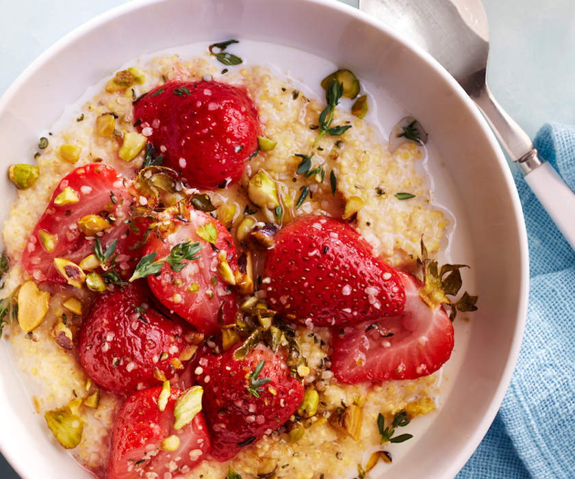 Explore other whole grain like millet for more exciting Mediterranean breakfast options.