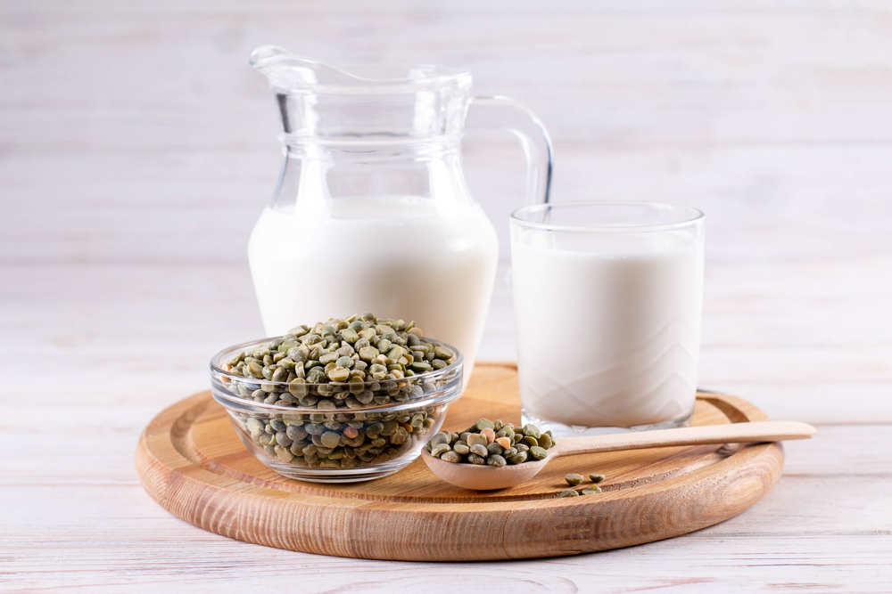 Pea milk is actually higher in protein than most nut-based milks!