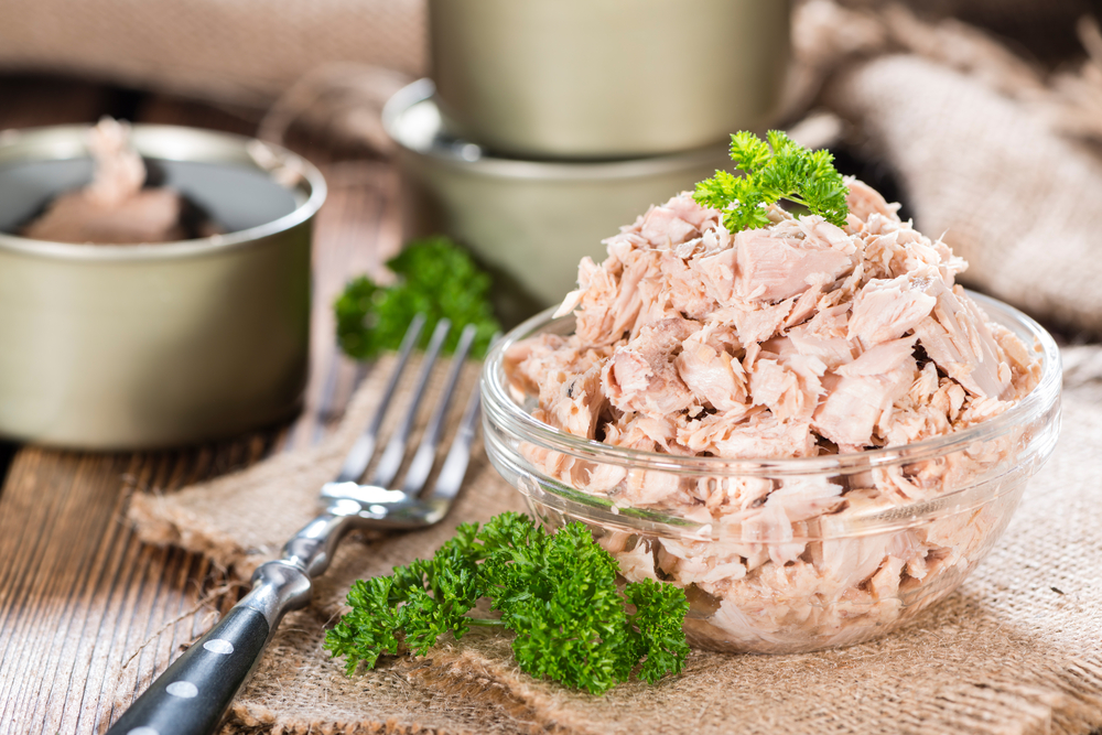 Canned fish is always a great choice for cheap protein, especially if you're looking for a longer shelf life. 