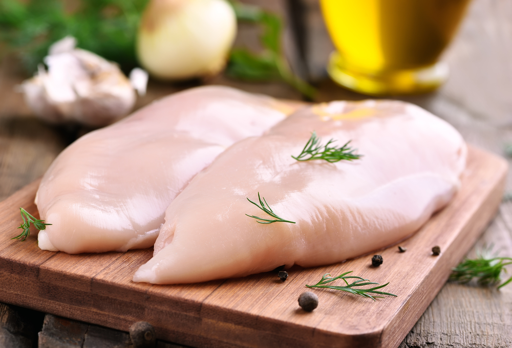 Chicken breasts have been a long-standing staple for high protein diets because its lean and heart-healthy. 