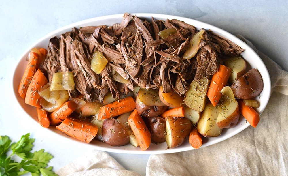 Slow cookers saves you time, and can help you make a juicy, delicious pot roast.