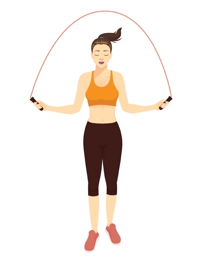 Finish (or begin) every workout with an engaging cardio workout like jumping rope.