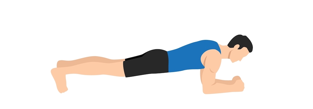 Planks can strengthen your core and make it easier to do other workout that help you lose belly fat fast.