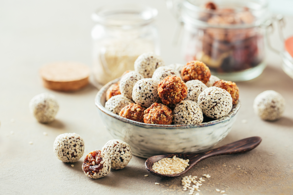 Fat bombs are a savory snack that usually only needs nut butter and seeds!