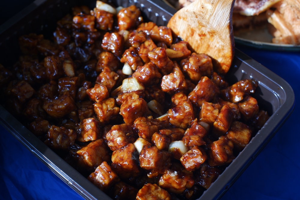 Tempeh is a firm protein alternative for your keto chili (and other) vegan friendly recipes.