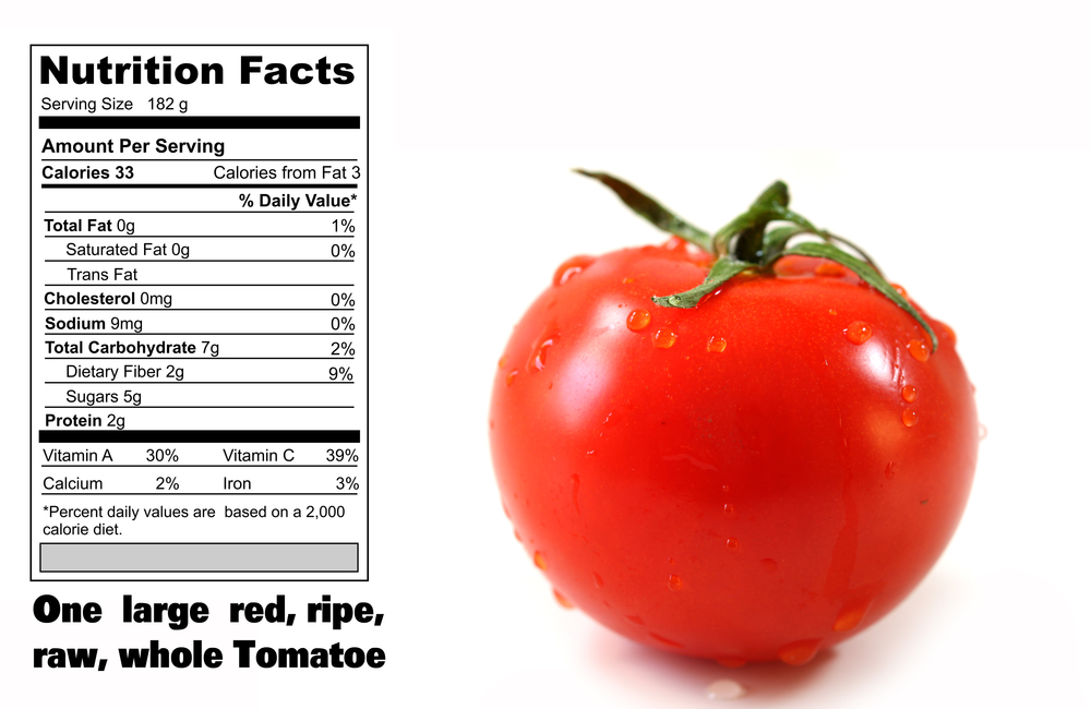 One large tomato has about 5 net carbs and 5g of sugar.